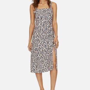 Sanctuary Midi Animal Print Dress